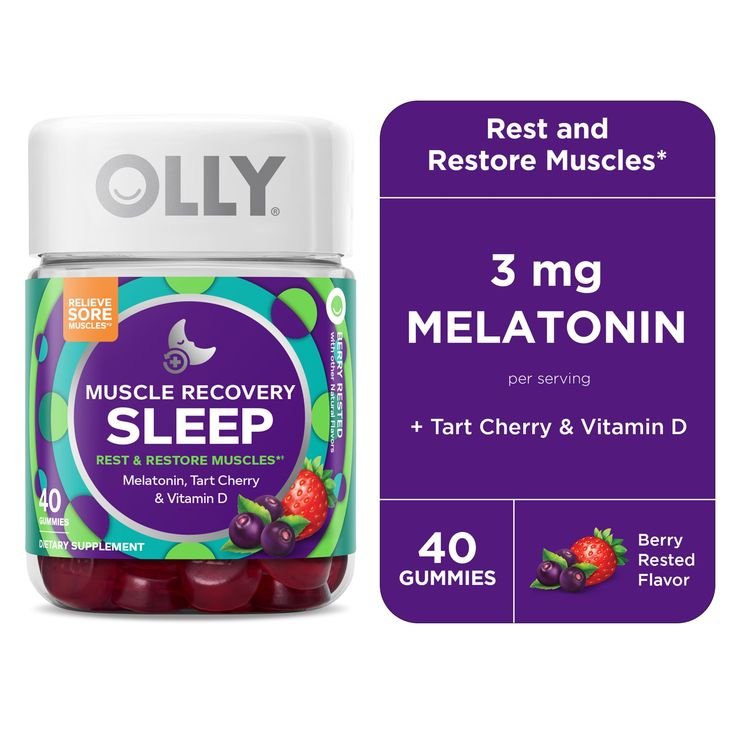 OLLY Muscle Recovery Sleep Gummies Review: The Game-Changer for Sleep & Sore Muscles